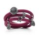 Story Lambskin Bracelet - Pink