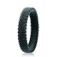 Skagen Black Mesh Ring